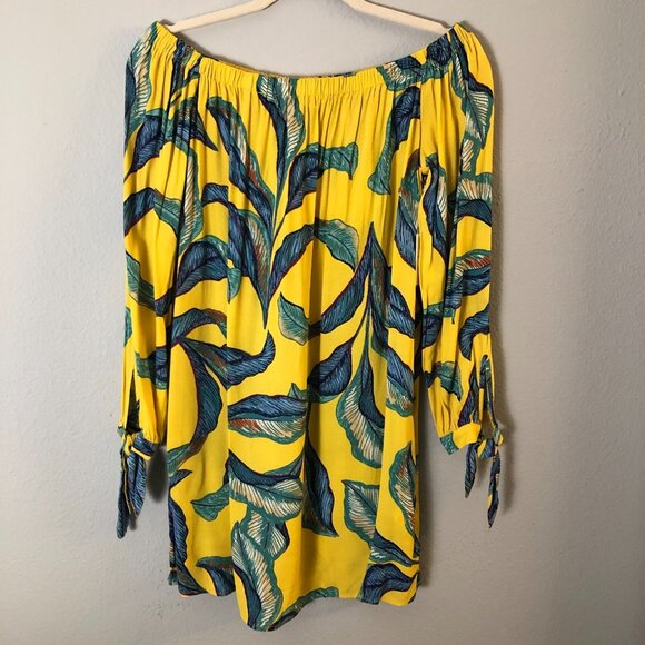 Forever 21 Off the Shoulder 3/4 Tie Sleeve Dress - NWT's - Picture 3 of 15